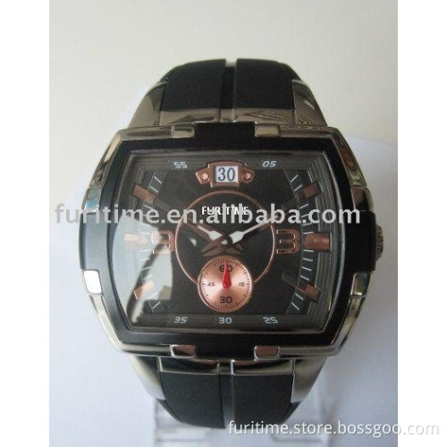 Hot 2010 stainless steel watch ,wrist men's watch chronograph stainless steel watch